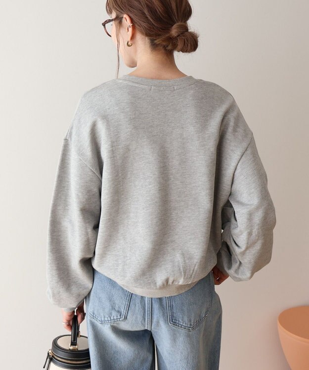 AMERICAN HOLIC タックスリーブスウェット Light Gray Mixture