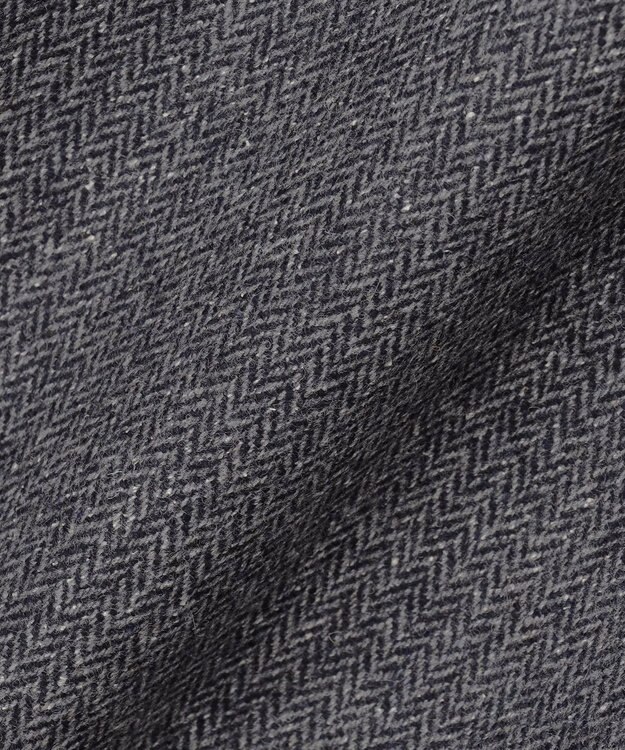 J.PRESS LADIES ネップヘリンボーンワイドパンツ グレー系