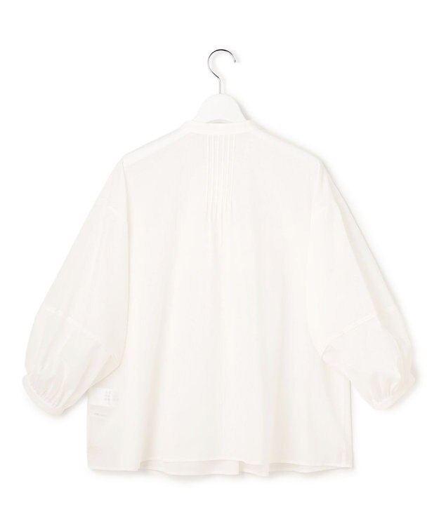 23区 【先行予約】コットンボイル ピンタック ブラウス ホワイト系
