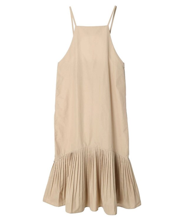 Green Parks ａ．裾プリーツキャミワンピース Beige