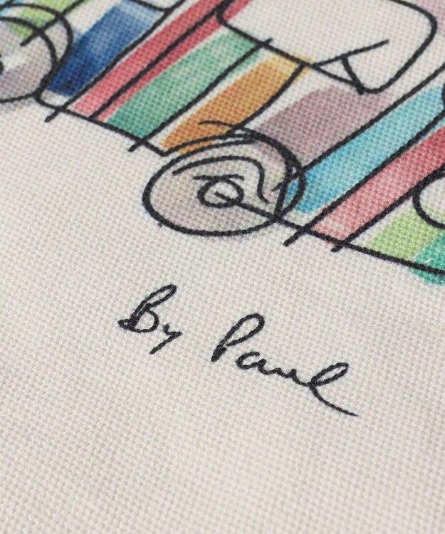 Paul Smith Drawn by Paul トートバッグ Striped Car