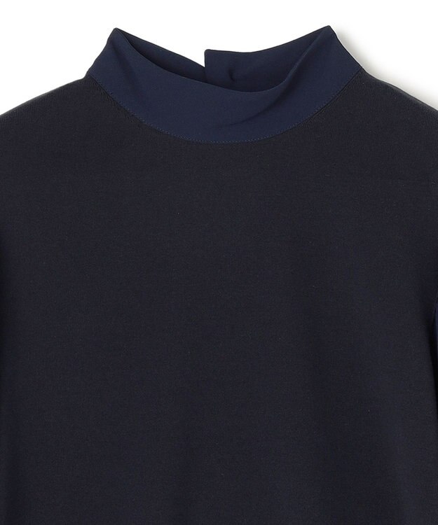 BEIGE， 【洗える・Precious3月号掲載】PROTEA / 異素材バックタイディティールニット Navy