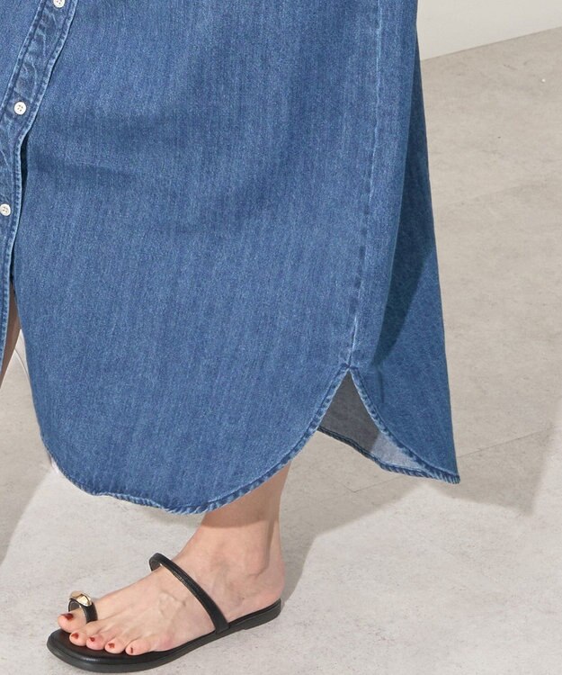 AMERICAN HOLIC 【WEB限定】デニムワンピース Indigo