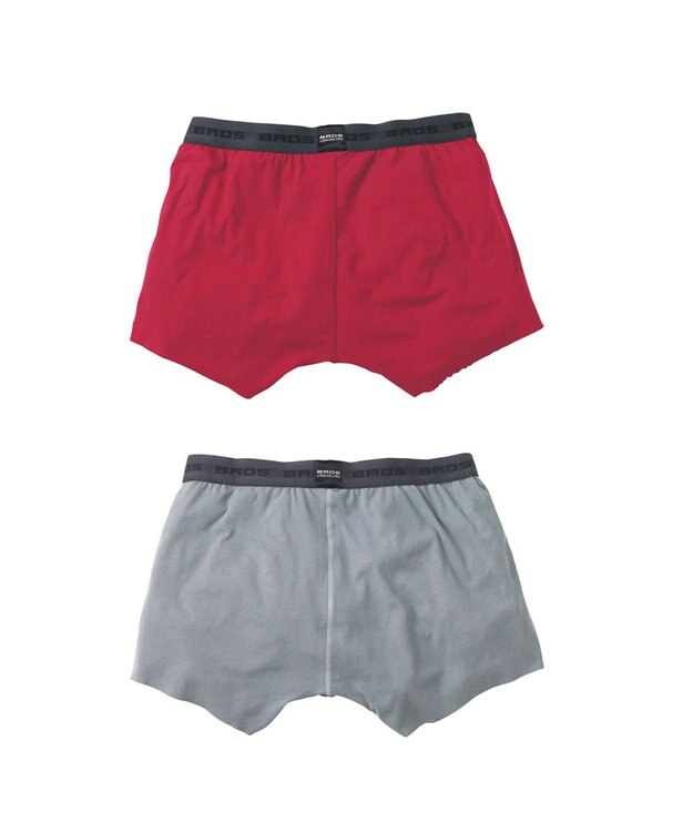 WACOAL MEN ボクサーパンツ 2枚セット 【オーガニック綿混ボクサー】 快適 吸汗速乾 抗菌防臭 やさしい肌あたり フリーカッティング(裾部分) 環境に配慮 前閉じ GT2310 /ブロス バイ ワコールメン ワイン