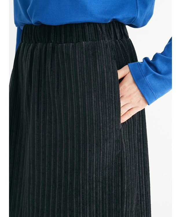 Green Parks ・ＳＵＧＡＲ　ＳＰＯＯＮ　多色コールナロースカート Black