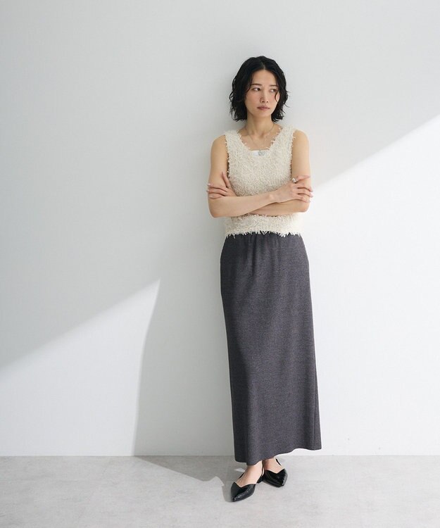 Green Parks ・ＥＬＥＮＣＡＲＥ　ＤＵＥ　リブナロースカート Dark Gray