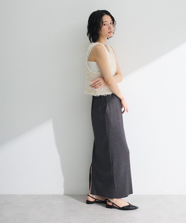 Green Parks ・ＥＬＥＮＣＡＲＥ　ＤＵＥ　リブナロースカート Dark Gray