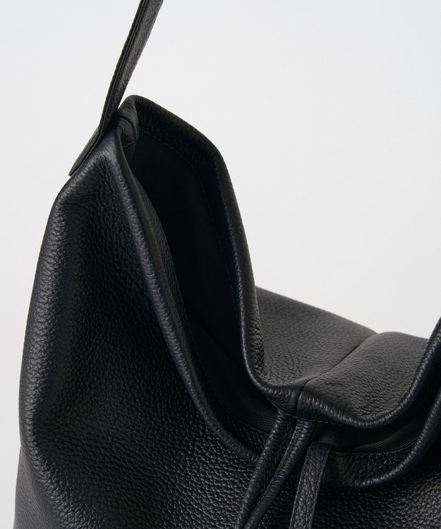 russet レザーワンショルダーバッグ(CE-1644) Black