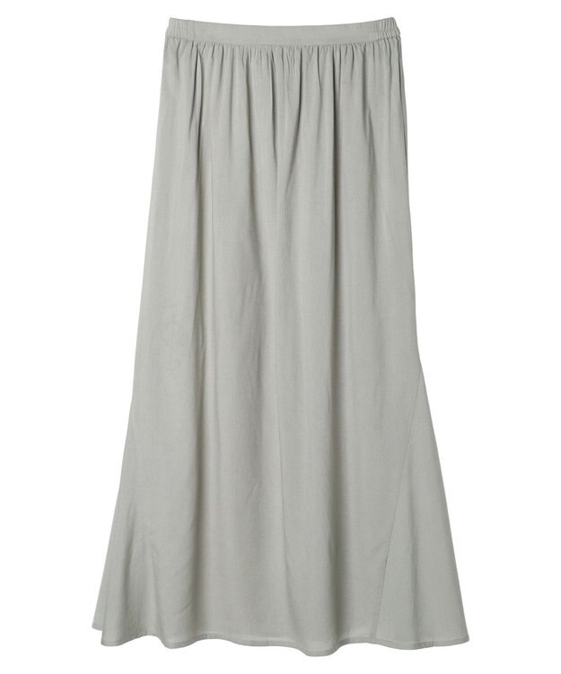 CRAFT STANDARD BOUTIQUE レーヨンマーメイドスカート Sax