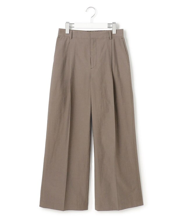 23区 【先行予約】MANTECOブライトワッシャー ワイドパンツ モカ系