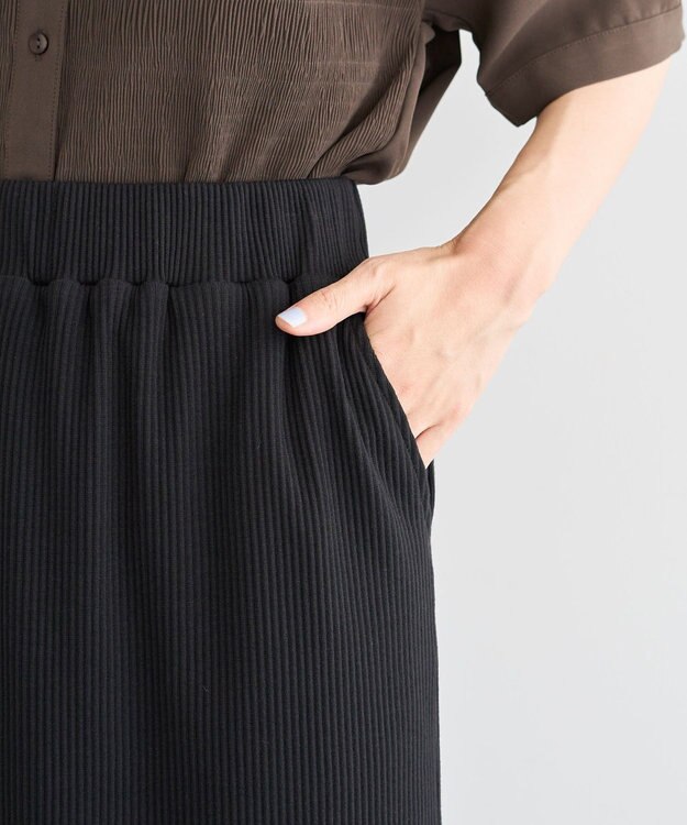 Green Parks ・ＥＬＥＮＣＡＲＥ　ＤＵＥ　リブナロースカート Black