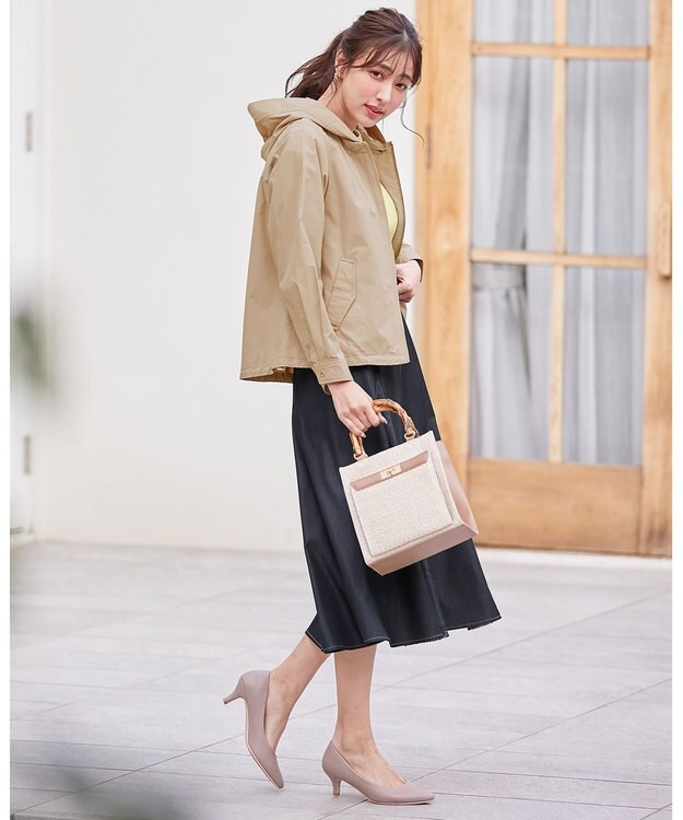 ANY SIS 【撥水】2WAYライト ブルゾン モカ