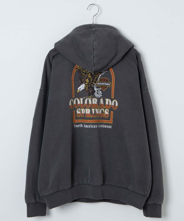 WEGO ピグメントグラフィックプルパーカー 柄1