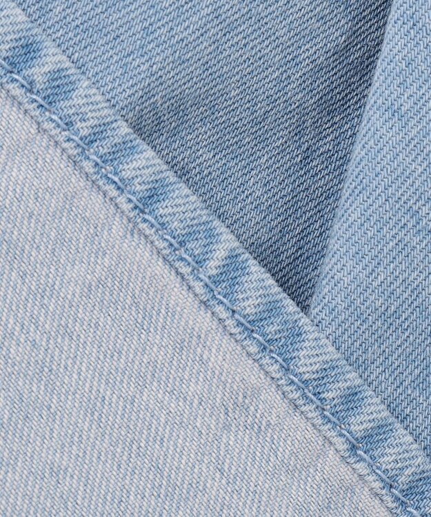 23区 【洗える】ライトダンガリー ビスチェ ライトインディゴ