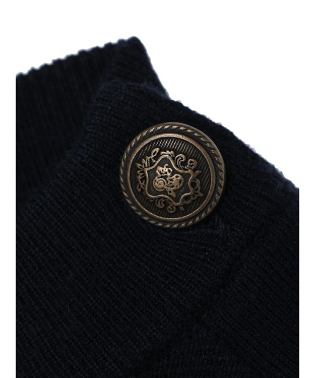 AMERICAN HOLIC バイパチショルダーボタンニットプルオーバー Navy