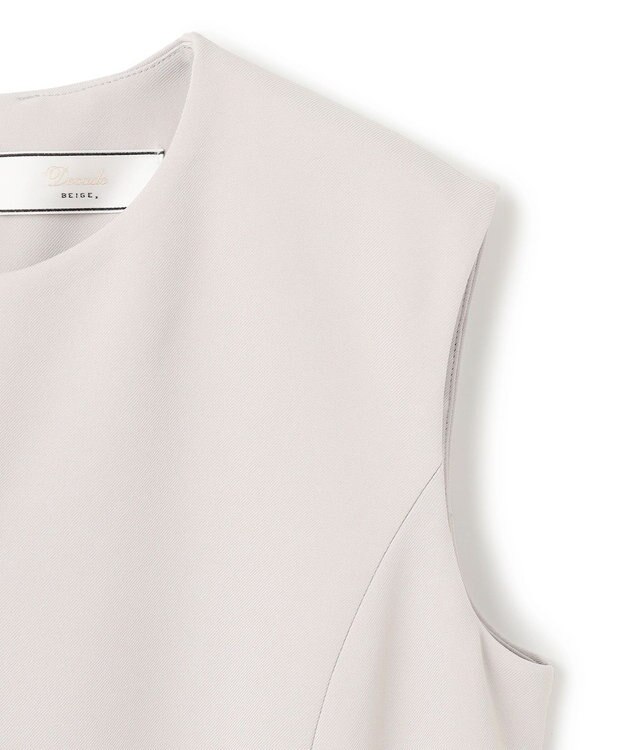 BEIGE， 【L-size・セットアップ対応】LUIZA / Iラインワンピース L.Gray