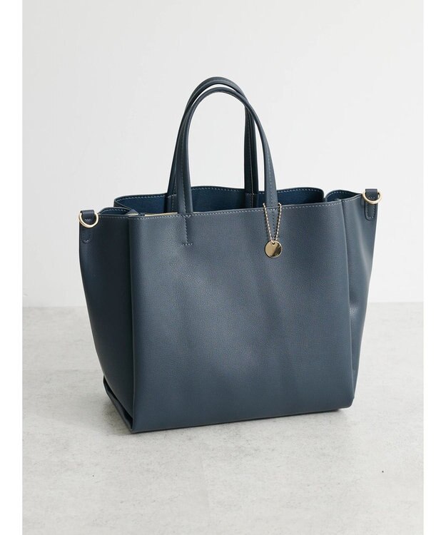 Green Parks ・ＫＯＳＳＯＲＥＣＯあおり軽量２ＷＡＹトート Navy