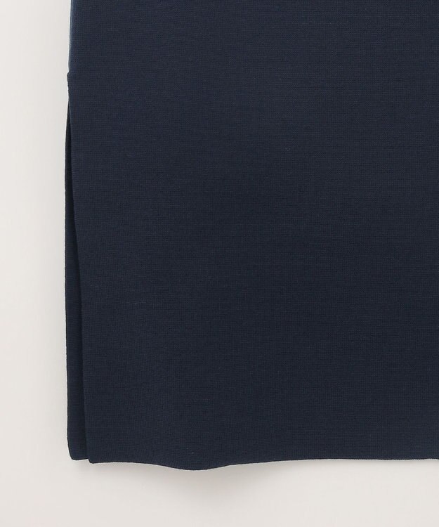 #Newans 【洗える】ナローシルエットニットスカート ネイビー