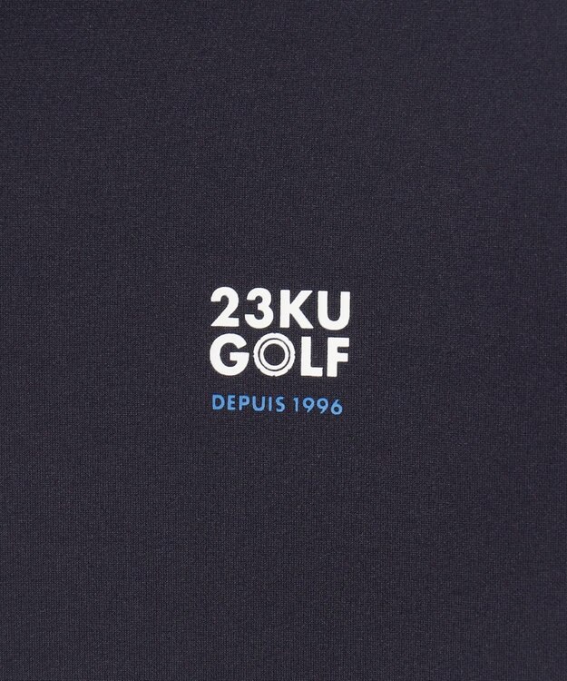 23区GOLF 【MEN】ストレッチ裏フリース フーディー ネイビー系