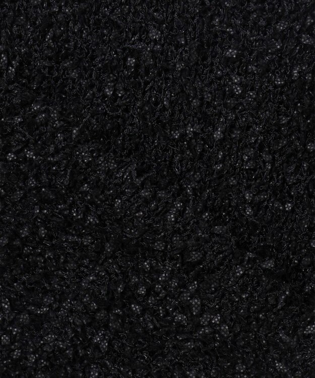 Feroux 【洗える】ミックスヤーンニット ジャケット ブラック系