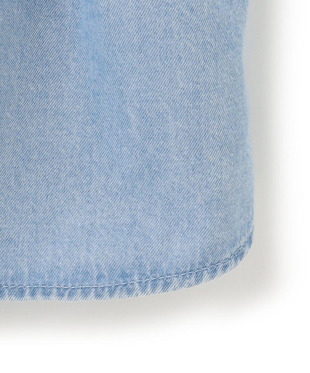 23区 【洗える】ライトダンガリー ビスチェ ライトインディゴ