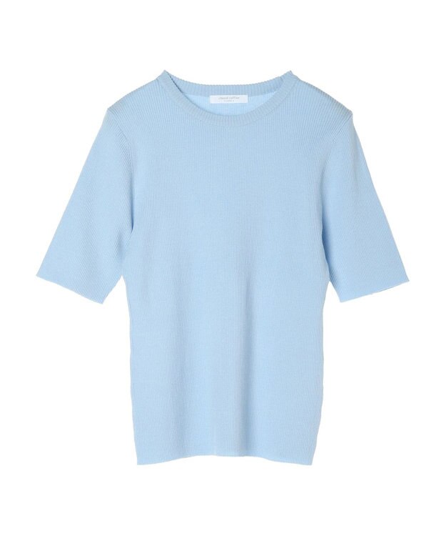 Green Parks 洗える　コンパクトニットプルオーバー Light Blue