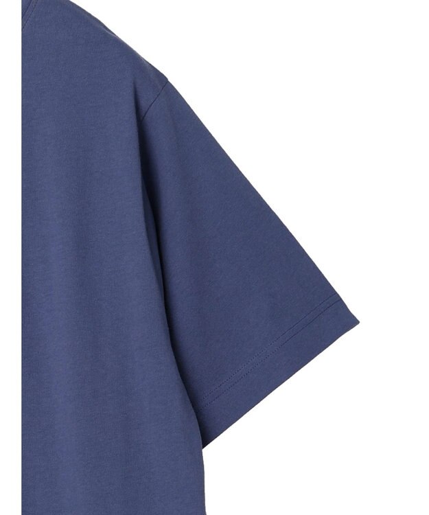 Green Parks 布帛レイヤー半袖チュニック Blue