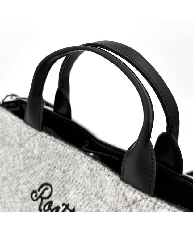 ROOTOTE 3653【2way】SC.スクエア.ウールムジ-A 01：アイボリー