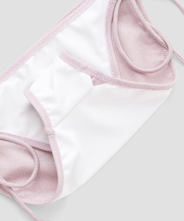 San-ai Resort（三愛水着楽園） 軽い着け心地でしっかり盛れる【楽盛り水着】　ラメギャザーワイヤー水着　9M　【San-ai Resort（サンアイリゾート）】 ピンク