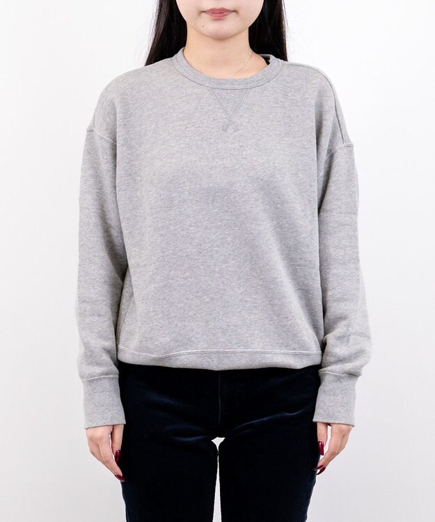 caqu ふわとろスウェットシャツ gray