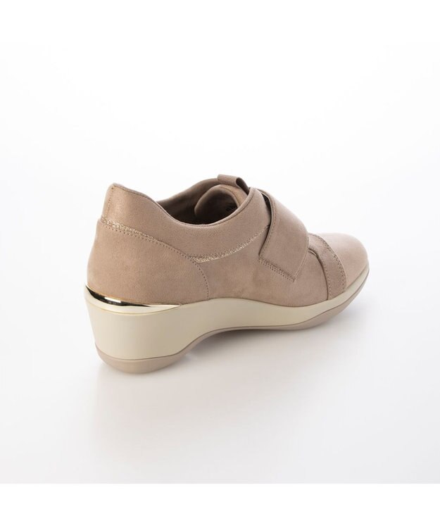 Riz raffinee <Riz raffinee>ヒールアップベルトスニーカー ベージュメタリック