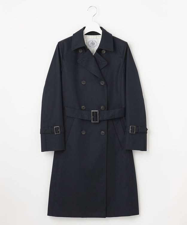 J.PRESS LADIES 撥水ツイル トレンチコート ネイビー系