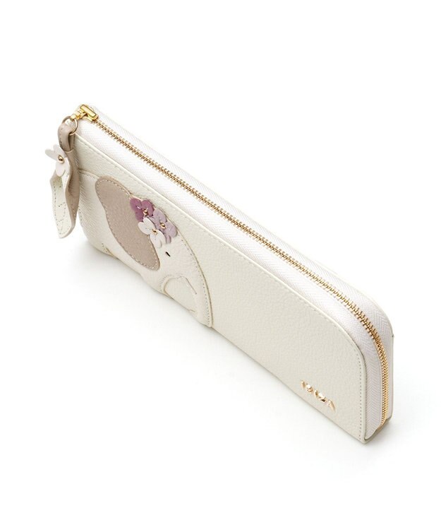 アニマーダ 牛革 L字ファスナー長財布（ゾウ） / IBIZA | ファッション