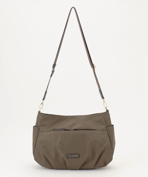 LA BAGAGERIE タック2WAYショルダーバッグ カーキ