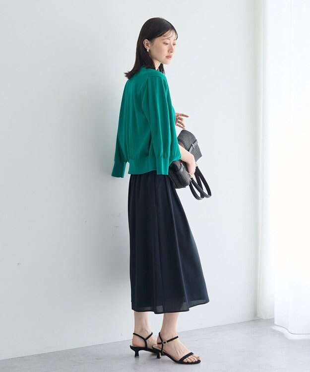 YECCA VECCA 【UVカット】ガウチョパンツ Navy