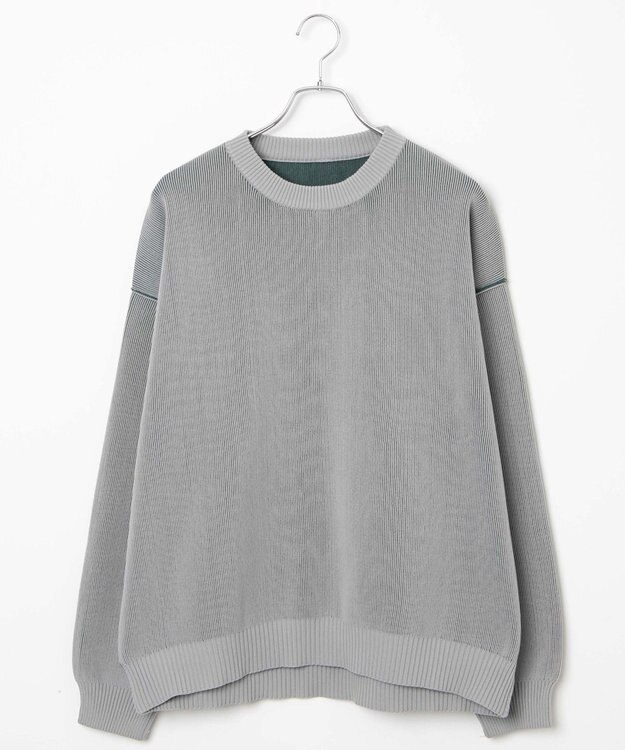 WEGO クリアライトリバーシブルプルオーバー グレー