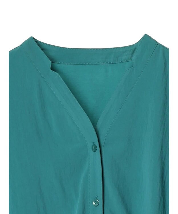 AMERICAN HOLIC 接触冷感　袖ボリュームブラウス Green