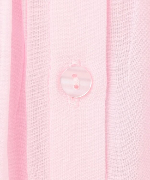 ANY 【洗える】シャーリングチュニック ブラウス ピンク系