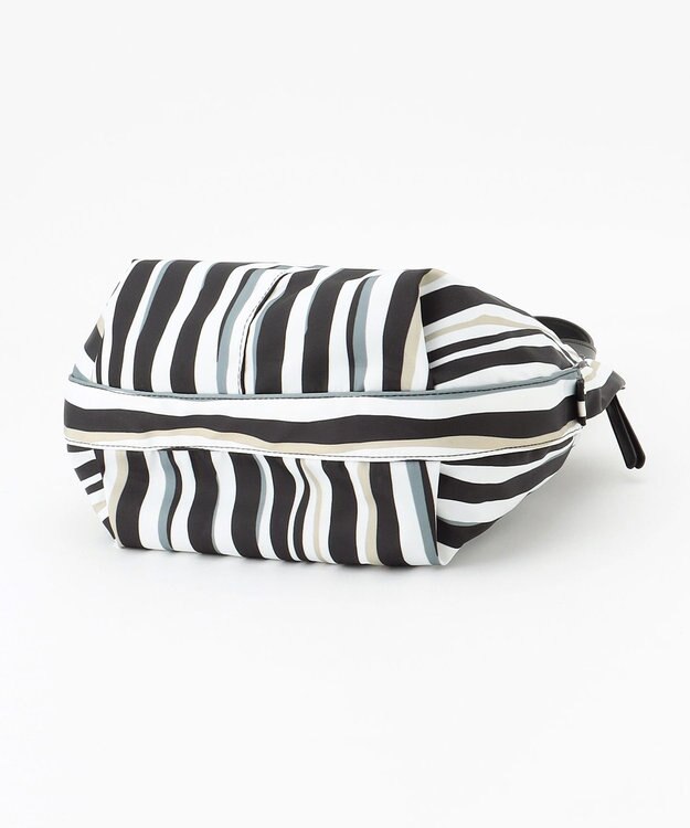 Y'SACCS 【ムック本掲載】ドローイングストライプ　ミニトートバッグ ブラック