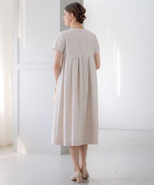 23区 L 【APPLAUDIR】トリアセシャンタン ドレス シャンパン