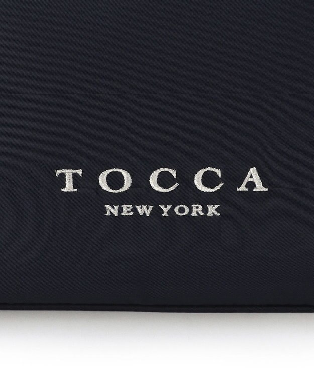 TOCCA 【美人百花掲載】【一部カラー撥水】TRIM WAVES MINITOTE ミニトートバッグ ネイビー系