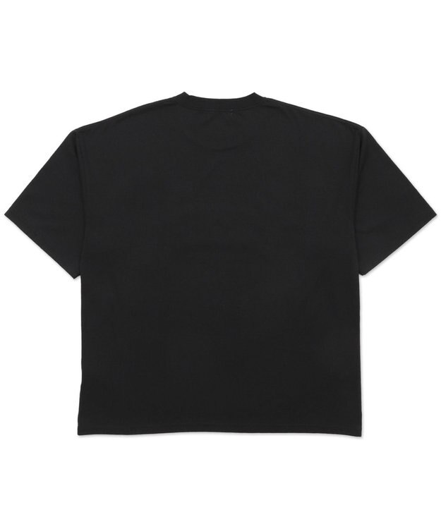 WEGO ダメージアップリケグラフィックT（SS） ブラック