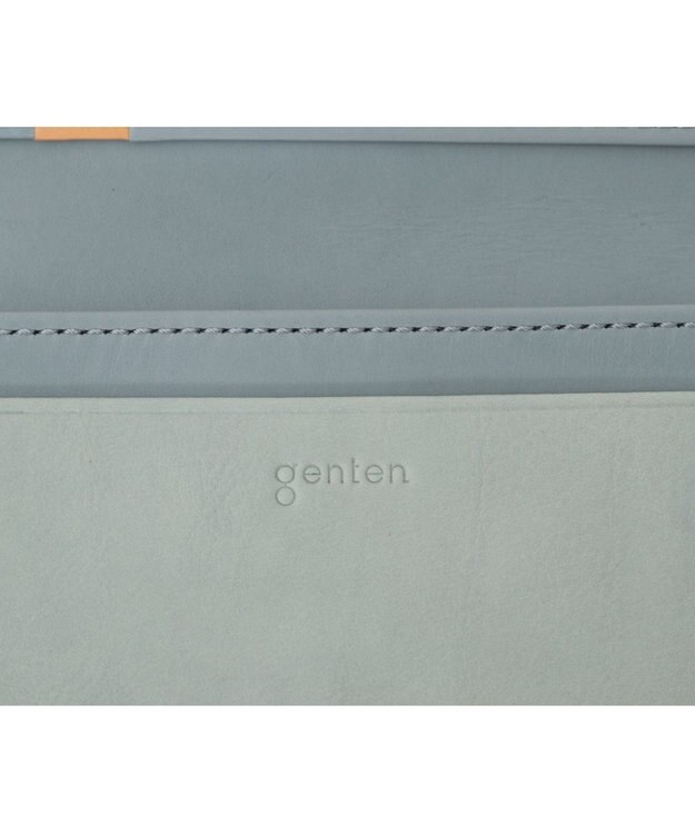 genten ピア 名刺入れ ライトブルー