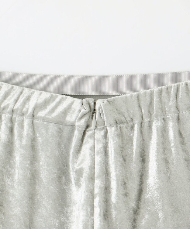 NAVE 【ReNAVE】クラッシュベロア スカート ライトグレー系