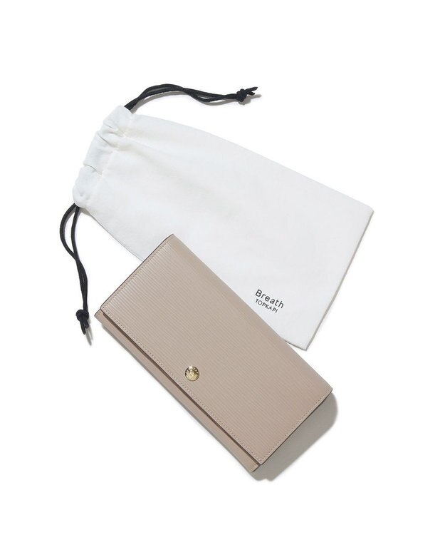 TOPKAPI 【Breath TOPKAPI】RIPPLE リプル 長財布 グレージュ