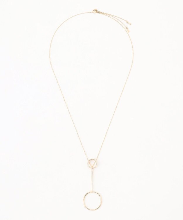 自由区 ロゴリング ネックレス ゴールド