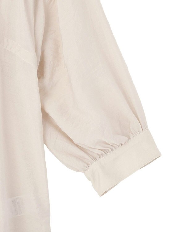 YECCA VECCA シアー2way袖バルーンチュニック Light Beige