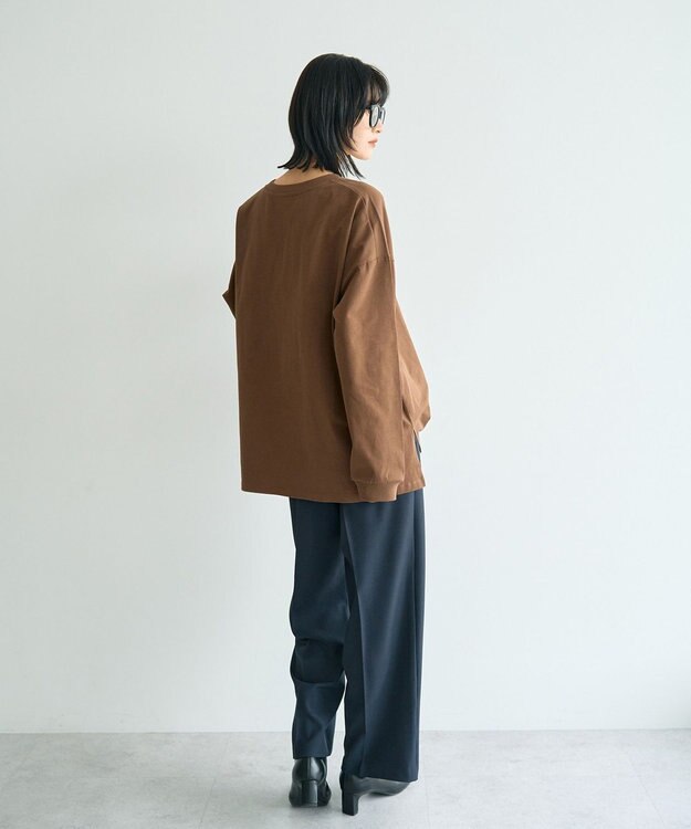 YECCA VECCA コットンルーズプルオーバー Light Yellow