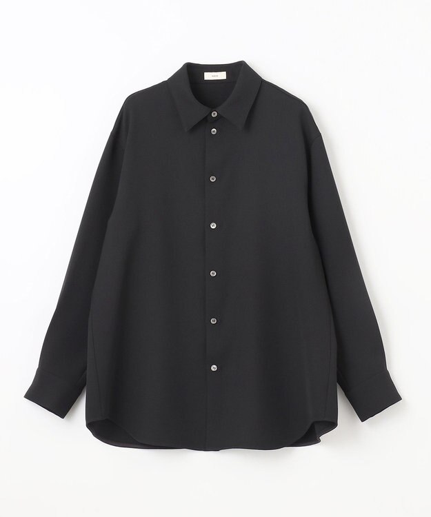 NAVE 【ReNAVE】ウォッシャブルツイル シャツ ブラック系