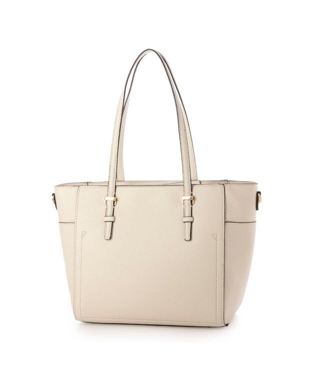 UNBILLION 【テレビ ドラマ着用アイテム】カシュカシュ cachecache / 横型金具ポイント2wayトートバッグ アイボリー